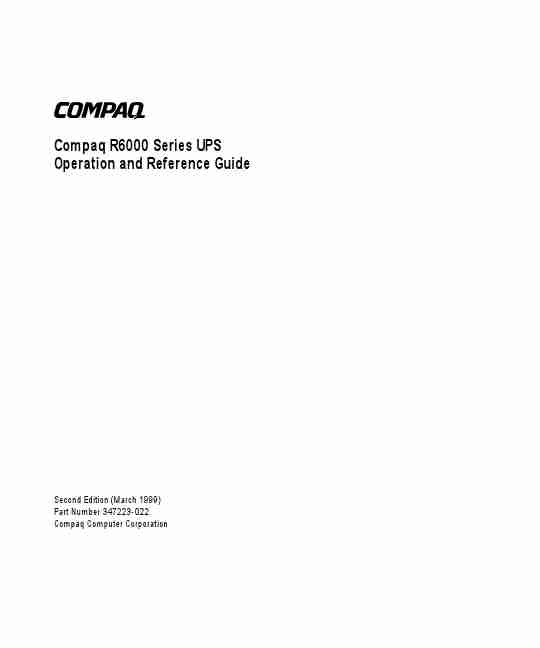 Compaq Power Supply R6000 Series-page_pdf